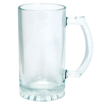 Caneca de Chopp de Vidro Transparente